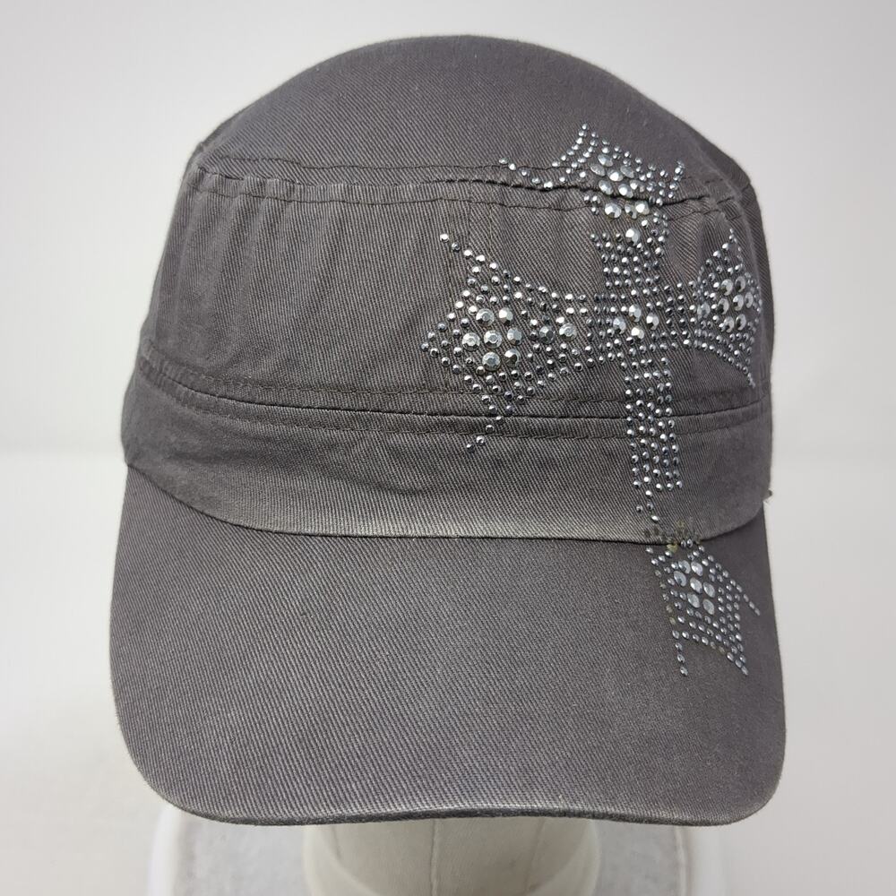 D&Y Fitted Cadet Army Cap Gray One Size Embellish… - image 2